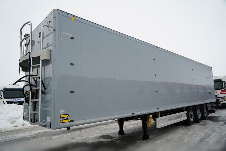 KRAKER / WALKING FLOOR / RUCHOMA PODŁOGA / 90 M3 / OŚ PODNOSZONA / SAF  zdjęcie 3