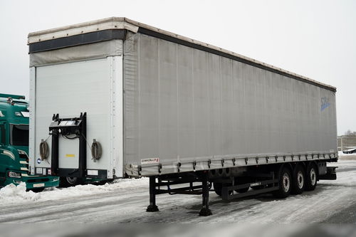 Schwarzmuller / FIRANKA / MULDA 8, 5 M / DACH PODNOSZONY / OŚ PODNOSZONA / SAF 