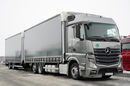 Mercedes -BENZ ACTROS 2545 / ZESTAW TANDEM 120 M3 / STREAM SPACE /  OŚ SKRETNA / WIELTON /  ZAWIESIE NA WÓZEK / zdjęcie 4