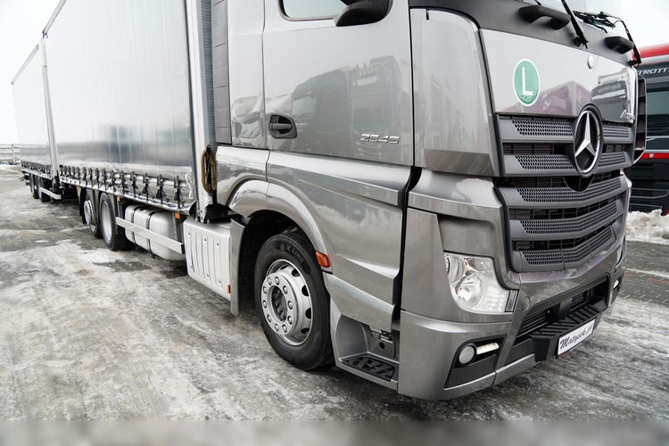 Mercedes -BENZ ACTROS 2545 / ZESTAW TANDEM 120 M3 / STREAM SPACE /  OŚ SKRETNA / WIELTON /  ZAWIESIE NA WÓZEK / zdjęcie 5