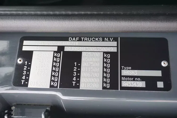 DAF / XF / 480 / ACC / EURO 6 / ZESTAW PRZEJAZDOWY 120 M3 zdjęcie 11