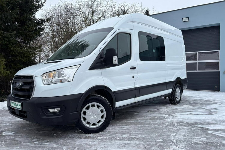 Ford Transit 2020 2.0 130KM L3H3 7 osobowy Brygadówka Klimatyzacja Tempomat zdjęcie 1