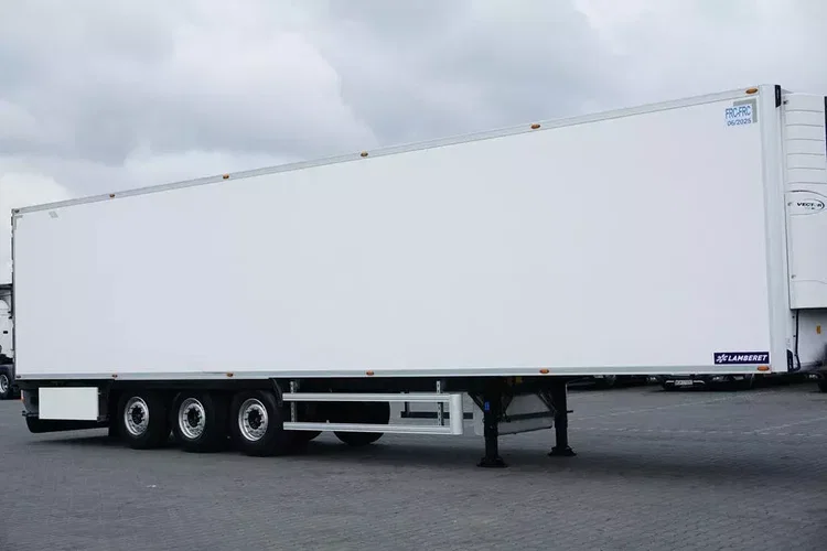 Lamberet / CHŁODNIA / CARRIER 1950 / MULTITEMPERATURA / OŚ PODNOSZONA zdjęcie 4