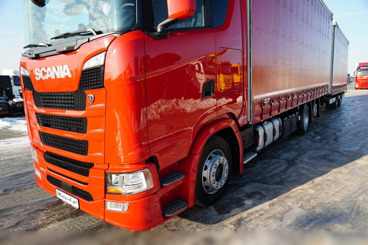 Scania S 460 / ZESTAW TANDEM / FIRANKA / 120 M3 / KRONE  / 2023 ROK / DACH PODNOSZONY / OŚ PODNOSZONA / SKRĘTNA  zdjęcie 9