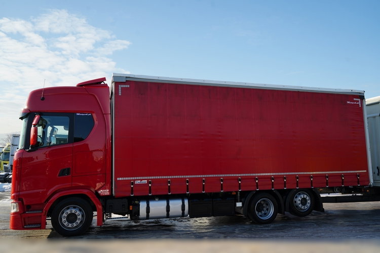 Scania S 460 / ZESTAW TANDEM / FIRANKA / 120 M3 / KRONE  / 2023 ROK / DACH PODNOSZONY / OŚ PODNOSZONA / SKRĘTNA  zdjęcie 11