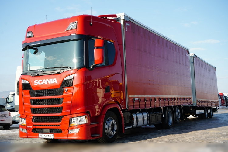 Scania S 460 / ZESTAW TANDEM / FIRANKA / 120 M3 / KRONE  / 2023 ROK / DACH PODNOSZONY / OŚ PODNOSZONA / SKRĘTNA  zdjęcie 4