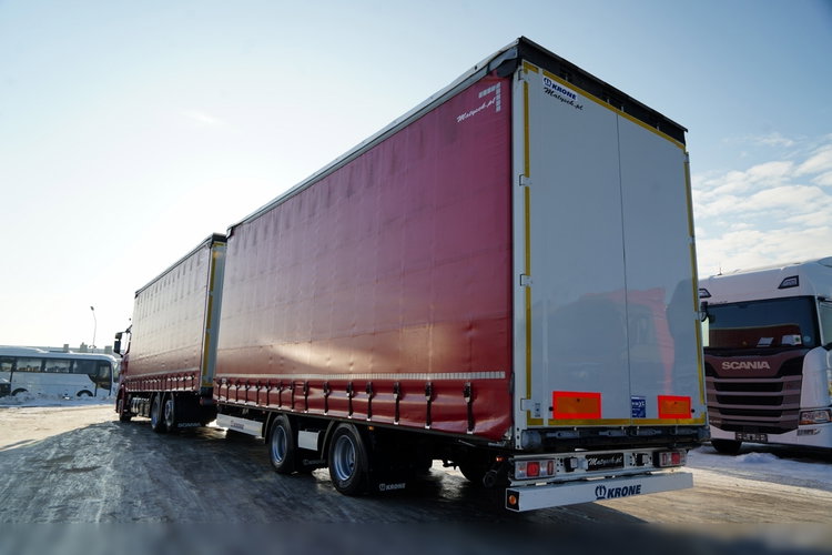 Scania S 460 / ZESTAW TANDEM / FIRANKA / 120 M3 / KRONE  / 2023 ROK / DACH PODNOSZONY / OŚ PODNOSZONA / SKRĘTNA  zdjęcie 5
