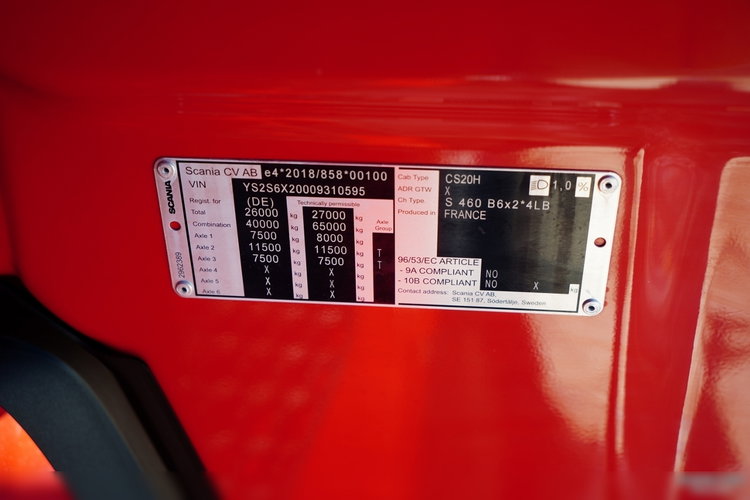 Scania S 460 / ZESTAW TANDEM / FIRANKA / 120 M3 / KRONE  / 2023 ROK / DACH PODNOSZONY / OŚ PODNOSZONA / SKRĘTNA  zdjęcie 63