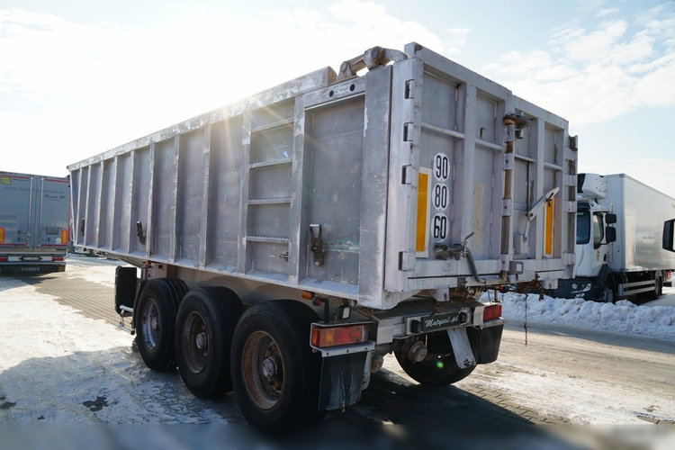 BENALU WYWROTKA / 23 m3 / ALUMINIOWA / OŚ PODNOSZONA / WAGA: 5 200 KG / zdjęcie 5