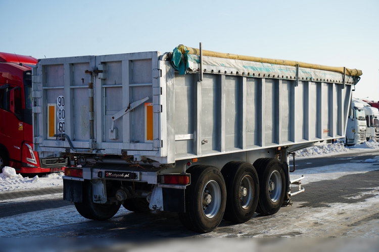 BENALU WYWROTKA / 23 m3 / ALUMINIOWA / OŚ PODNOSZONA / WAGA: 5 200 KG / zdjęcie 7