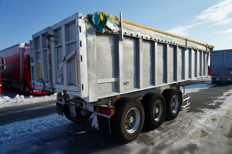 BENALU WYWROTKA / 23 m3 / ALUMINIOWA / OŚ PODNOSZONA / WAGA: 5 200 KG / zdjęcie 8