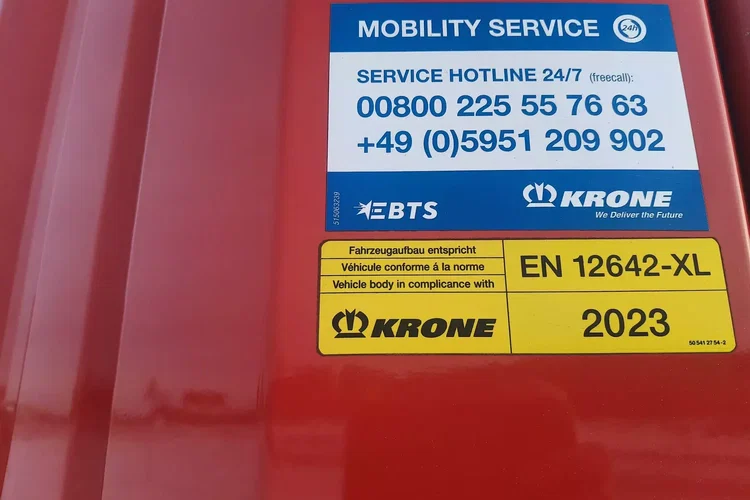 Krone MEGA / FIRANKA / OŚ PODNOSZONA / DACH PODNOSZONY / zdjęcie 11