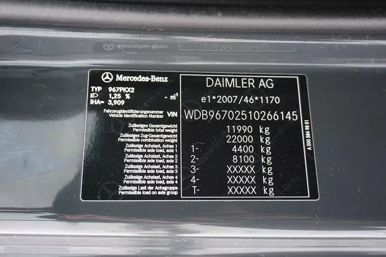 Mercedes / ATEGO / 1221 / ACC / E 6 / BURTOFIRANKA + WINDA / 17 PALET zdjęcie 11