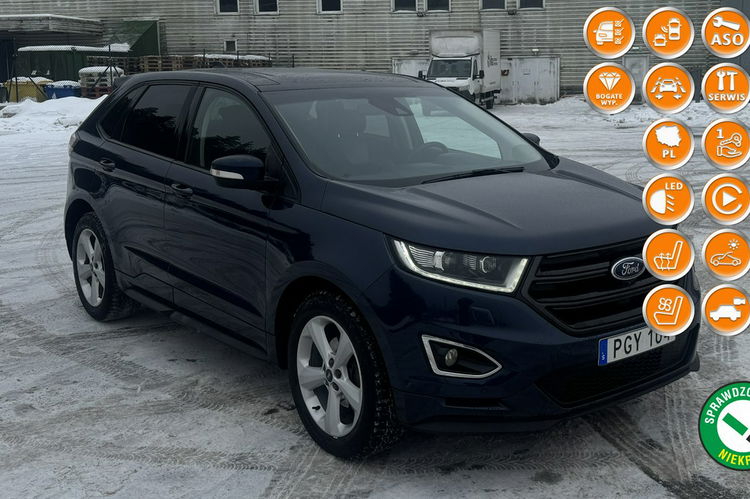 Ford EDGE Sport 2.0tdci 210KM max wersja Webasto panorama radary ledy 1.r.gwaran zdjęcie 1