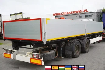 Krone Przyczepa budowlana / Burtowa 18 palet / NOWA ZABUDOWA / 2 szt