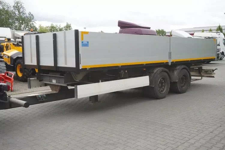 Krone Przyczepa budowlana / Burtowa 18 palet / NOWA ZABUDOWA / 2 szt zdjęcie 3