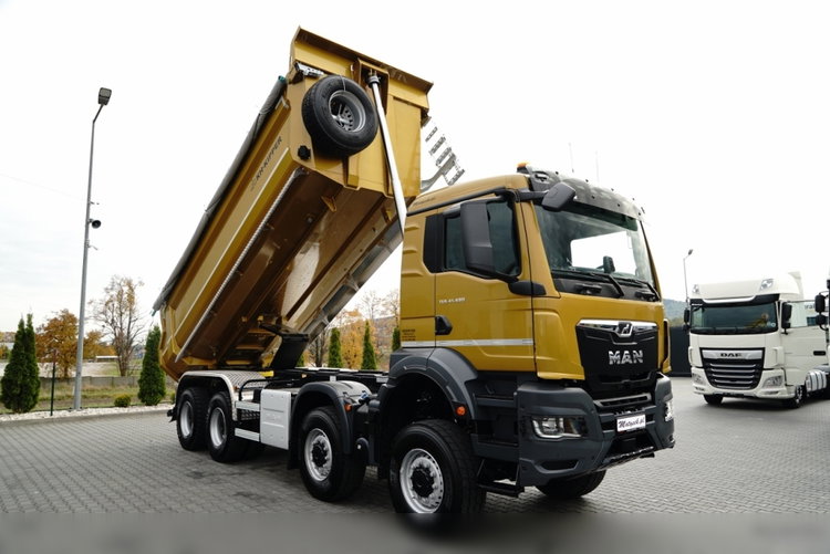 MAN TGS 41.480 / 8X6 / WYWROTKA / S1 - TYLNOZSYP / AUTOMAT / FABRYCZNIE NOWY / DOSTĘPNY OD RĘKI / BOGATE WYPOSAŻENIE / ZŁOTY METALIK / zdjęcie 8