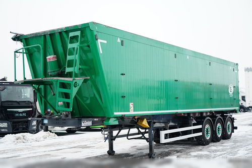 GRAS / WYWROTKA / 54 M3 / ALUMINIOWA /  OŚ PODNOSZONA /  ALUFELGI