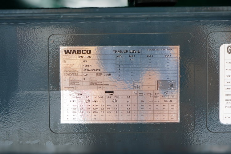 GRAS / WYWROTKA / 58 M3 / ALUMINIOWA / PODŁOGA 10 MM / OŚ PODNOSZONA / ALUFELGI zdjęcie 20