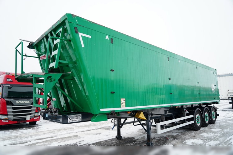 GRAS / WYWROTKA / 58 M3 / ALUMINIOWA / PODŁOGA 10 MM / OŚ PODNOSZONA / ALUFELGI zdjęcie 2