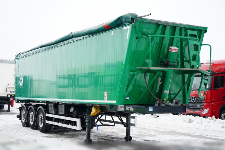 GRAS / WYWROTKA / 58 M3 / ALUMINIOWA / PODŁOGA 10 MM / OŚ PODNOSZONA / ALUFELGI zdjęcie 8