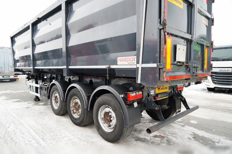 Wielton / WYWROTKA / 51 M3 / STALOWA / HARDOX /  OŚ PODNOSZONA / OSIE SAF  zdjęcie 11