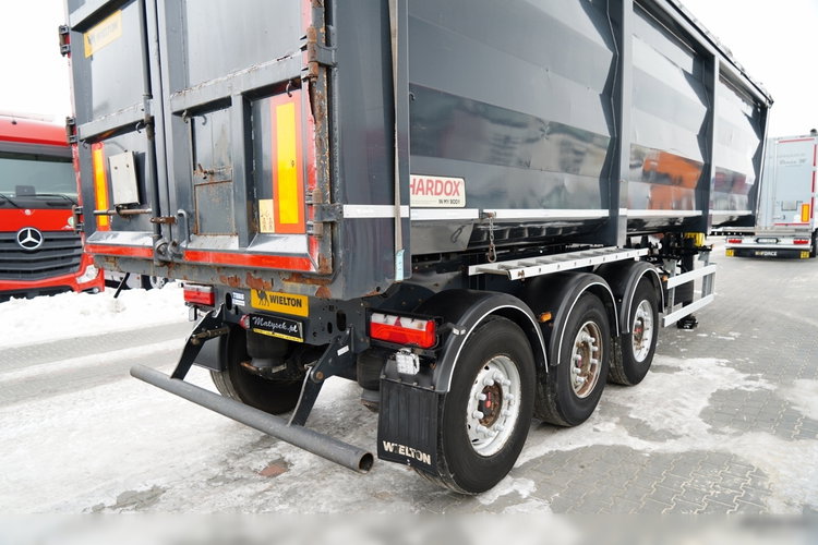 Wielton / WYWROTKA / 51 M3 / STALOWA / HARDOX /  OŚ PODNOSZONA / OSIE SAF  zdjęcie 13