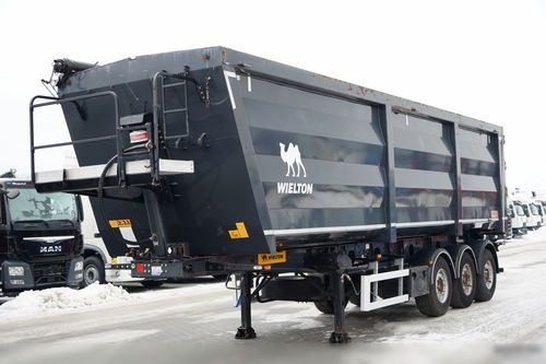 Wielton / WYWROTKA / 51 M3 / STALOWA / HARDOX /  OŚ PODNOSZONA / OSIE SAF 