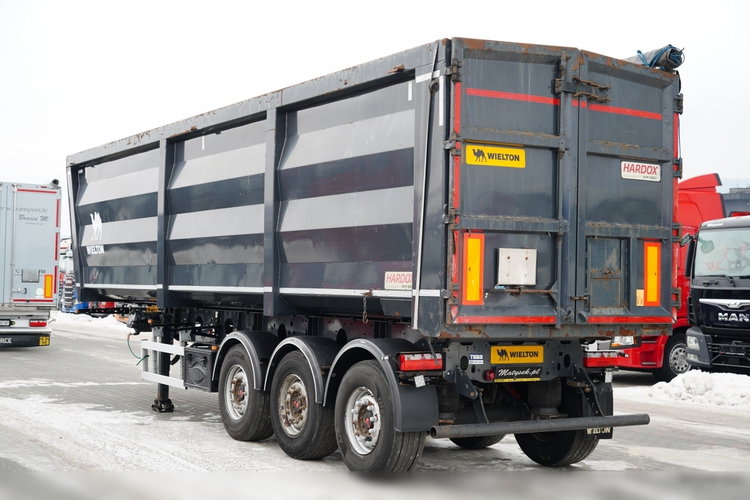 Wielton / WYWROTKA / 51 M3 / STALOWA / HARDOX /  OŚ PODNOSZONA / OSIE SAF  zdjęcie 4