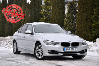BMW 320 2.0d(184KM) Duża Navi Automat Szyberdach 2xParktr I Wł Welur Alu16"ASO