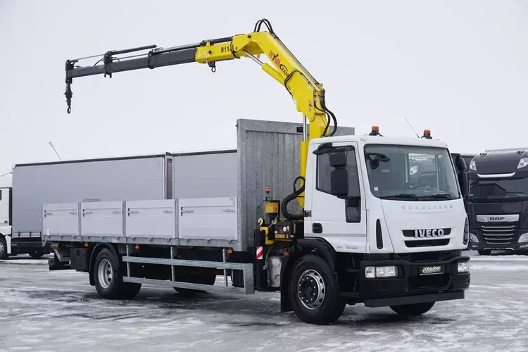 Iveco EUROCARGO / 180E30 / SKRZYNIOWY + HDS + WINDA / HYVA 911 / ROTATOR / PILOT zdjęcie 1