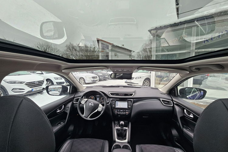 Nissan Qashqai Panorama, kamera 360, grzane fotele.2 kpl alu, nawigacja, skóra zdjęcie 17