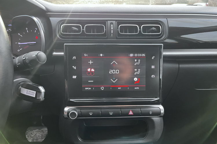 Citroen C3 1.2TURBO Automat Climatronic Navi Kamera Stan Idealny Bezwypadkowy zdjęcie 17