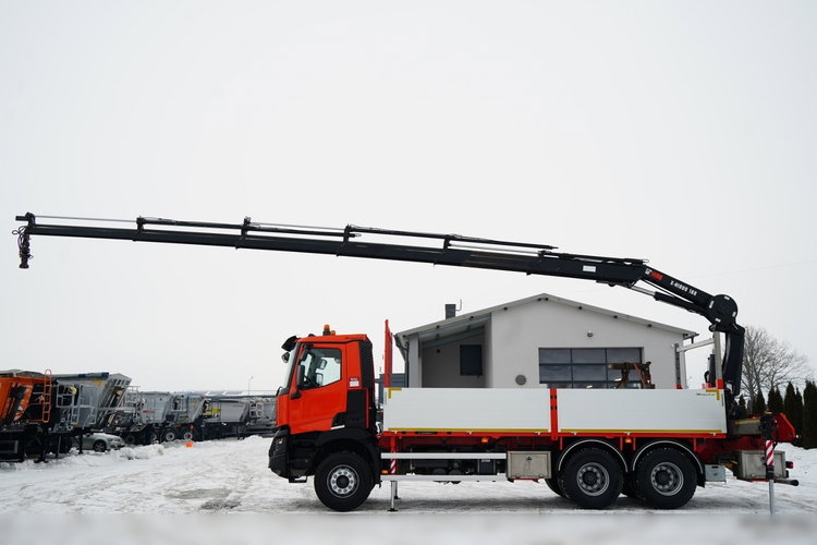 Renault C 430 / 6x4 / SKRZYNIOWY 6.2 M + HDS HIAB X-DUO 188 / WYSÓW 15 M / STEROWANIE RADIOWE / WIDŁY / ROTATOR  zdjęcie 10