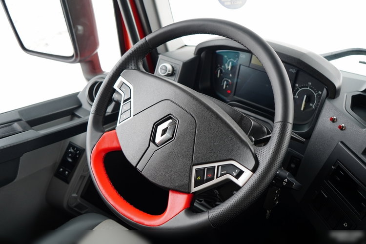 Renault C 430 / 6x4 / SKRZYNIOWY 6.2 M + HDS HIAB X-DUO 188 / WYSÓW 15 M / STEROWANIE RADIOWE / WIDŁY / ROTATOR  zdjęcie 172