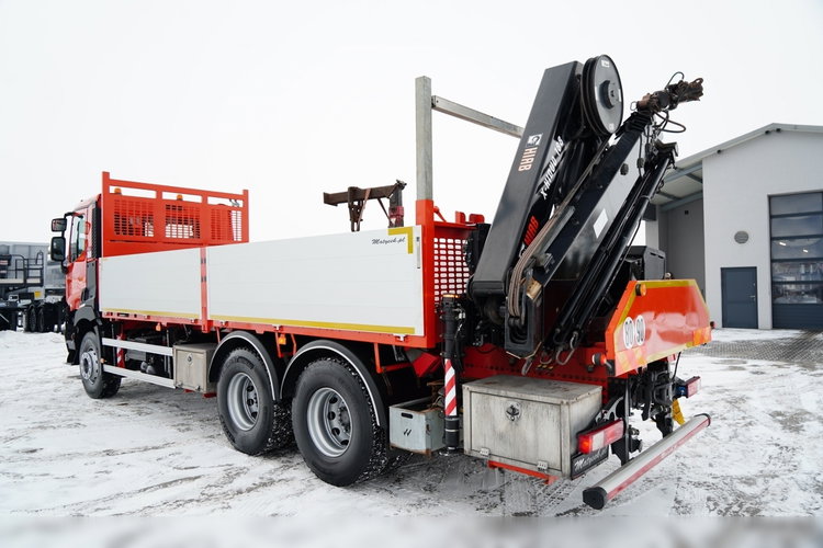 Renault C 430 / 6x4 / SKRZYNIOWY 6.2 M + HDS HIAB X-DUO 188 / WYSÓW 15 M / STEROWANIE RADIOWE / WIDŁY / ROTATOR  zdjęcie 47