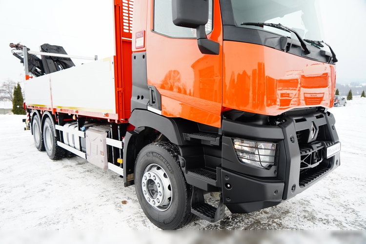 Renault C 430 / 6x4 / SKRZYNIOWY 6.2 M + HDS HIAB X-DUO 188 / WYSÓW 15 M / STEROWANIE RADIOWE / WIDŁY / ROTATOR  zdjęcie 62