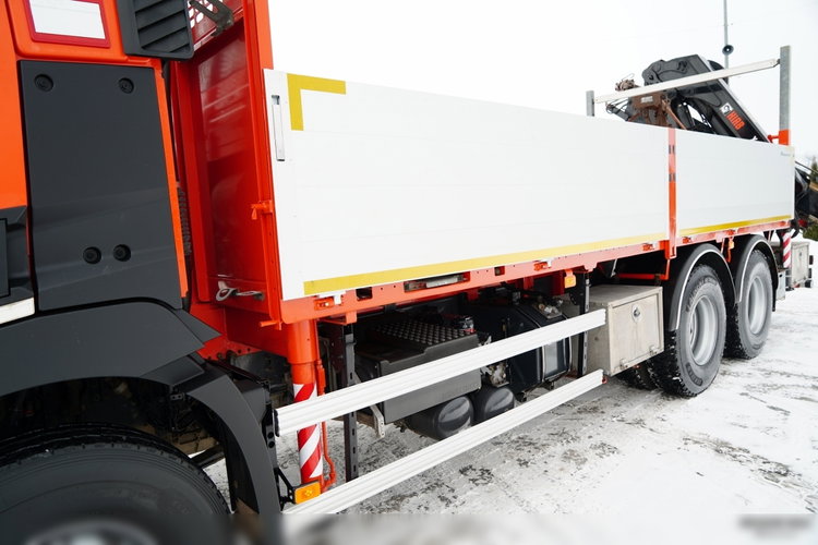 Renault C 430 / 6x4 / SKRZYNIOWY 6.2 M + HDS HIAB X-DUO 188 / WYSÓW 15 M / STEROWANIE RADIOWE / WIDŁY / ROTATOR  zdjęcie 76