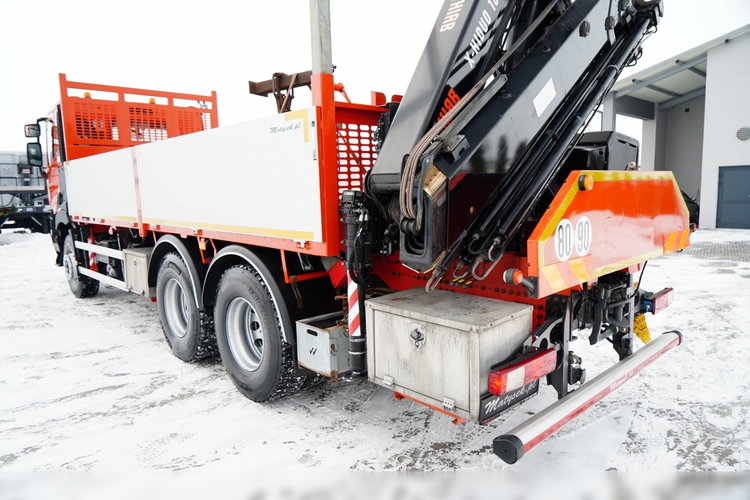 Renault C 430 / 6x4 / SKRZYNIOWY 6.2 M + HDS HIAB X-DUO 188 / WYSÓW 15 M / STEROWANIE RADIOWE / WIDŁY / ROTATOR  zdjęcie 78