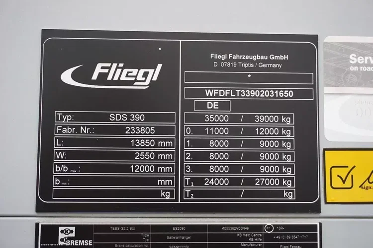 Fliegl FIRANKA / MEGA / MULTI LOCK / XL / OŚ PODNOSZONA zdjęcie 11