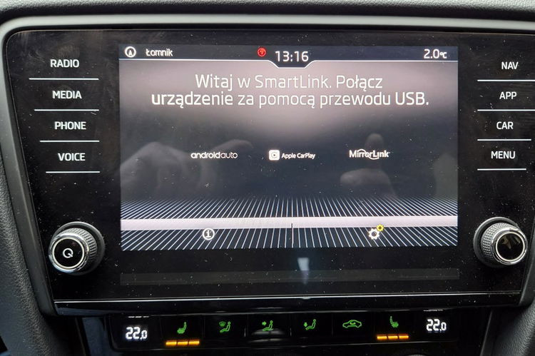 Skoda Octavia 1.6 TDI 115 KM, Ambition + pakiety Salon PL, serwis ASO, F.VAT23, leasing zdjęcie 20