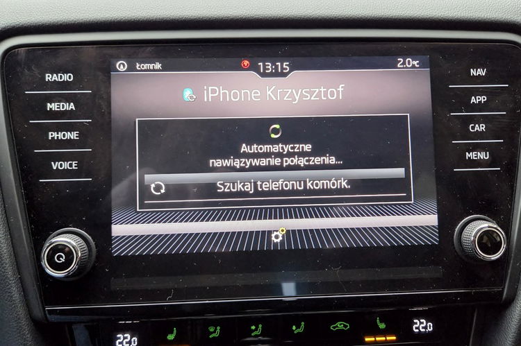 Skoda Octavia 1.6 TDI 115 KM, Ambition + pakiety Salon PL, serwis ASO, F.VAT23, leasing zdjęcie 22