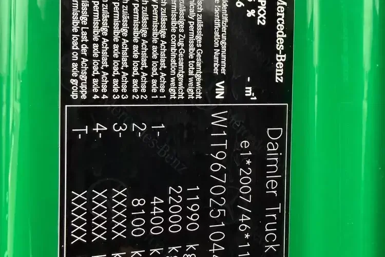 Mercedes ATEGO 1218 kontener 6.1m zdjęcie 12