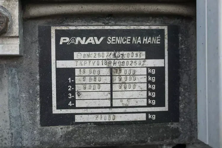 PANAV TANDEM / DŁ. 8.35 M / FIRANKA / 20 PALET zdjęcie 11