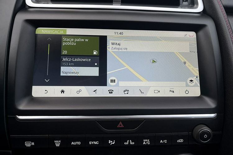 Jaguar E-Pace PANORAMA Chequered Flag 4x4 200KM GWARANCJA 1WŁ Kraj Bezwypadkowy F23% 4x2 zdjęcie 41
