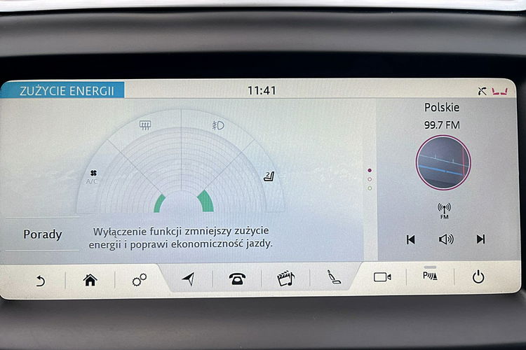 Jaguar E-Pace PANORAMA Chequered Flag 4x4 200KM GWARANCJA 1WŁ Kraj Bezwypadkowy F23% 4x2 zdjęcie 45