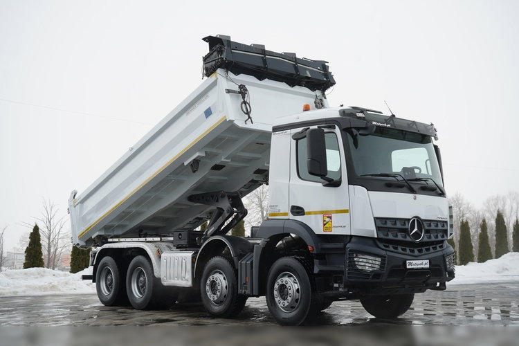 Mercedes  AROCS 3243 / 8x4 / WYWROTKA  DWUSTRONNA 6.1 M / HYDROBURTA / AUTOMAT / EURO 6 zdjęcie 6