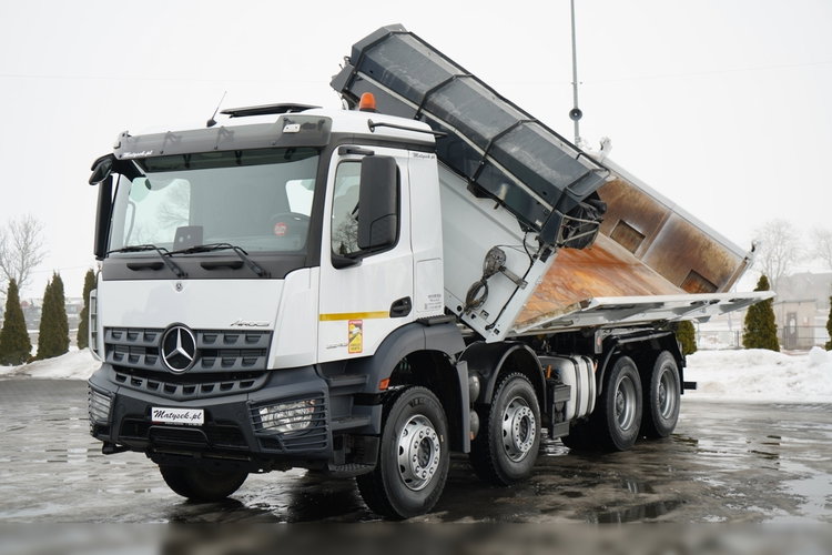 Mercedes  AROCS 3243 / 8x4 / WYWROTKA  DWUSTRONNA 6.1 M / HYDROBURTA / AUTOMAT / EURO 6 zdjęcie 7