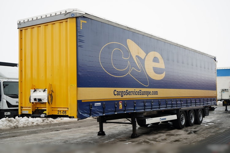 Krone FIRANKA / MEGA  / DACH PODNOsZONY / PLANDEKA ZBROJONA / LOW DECK / zdjęcie 1