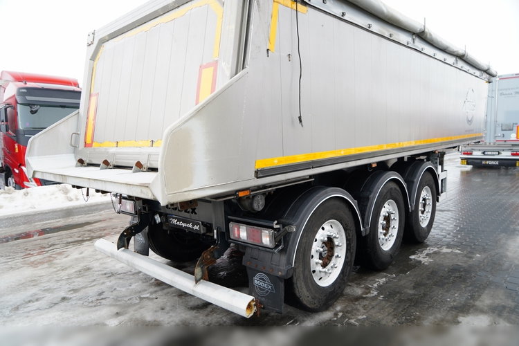 BODEX WYWROTKA 24 m3 / ALUMINIOWA / 2X OŚ PODNOSZONA / 5 300 KG / ALUFELGI / zdjęcie 13